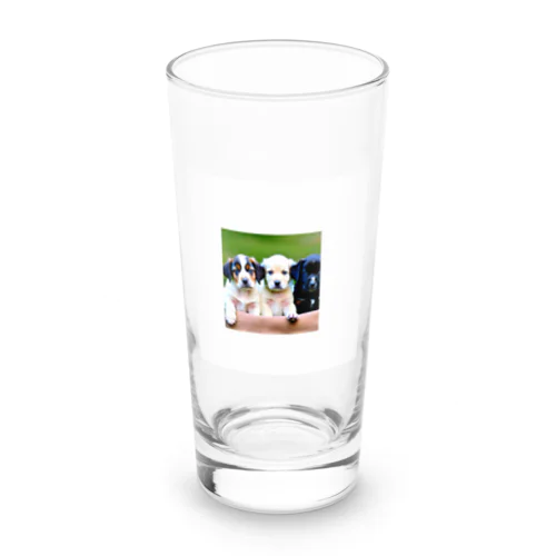 可愛い子犬たち Long Sized Water Glass