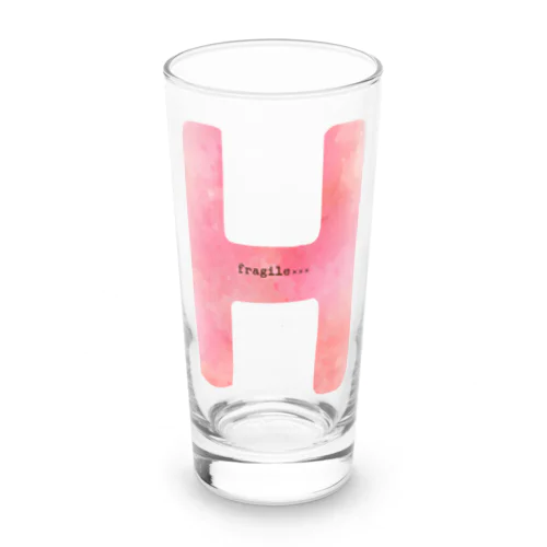 H Long Sized Water Glass