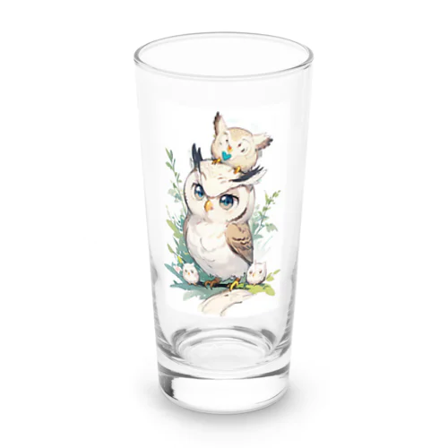 癒しフクロウ Long Sized Water Glass
