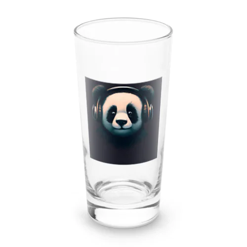 Headphones & Pandas（ヘッドホン & パンダ） Long Sized Water Glass