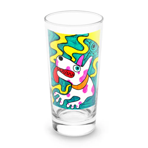 ももいろのいぬ Long Sized Water Glass