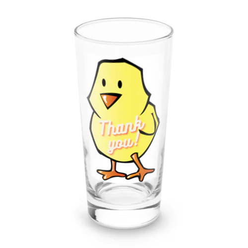 ひよこのイラストグッズ Long Sized Water Glass