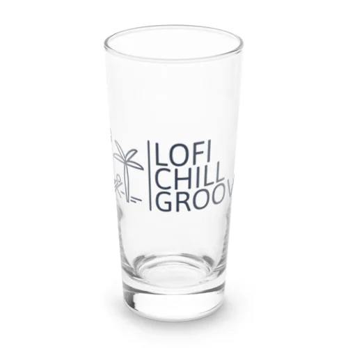 Lofi Chill Grooves Long Sized Water Glass