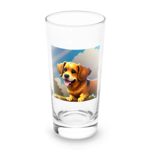 元気にはしゃぐわんこ Long Sized Water Glass