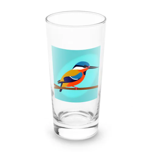 カワセミのイラストグッズ Long Sized Water Glass