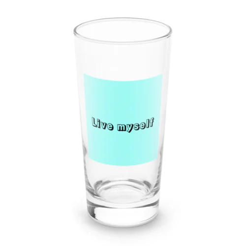 Live myself Long Sized Water Glass