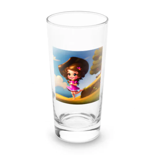 ハッピーガール Long Sized Water Glass