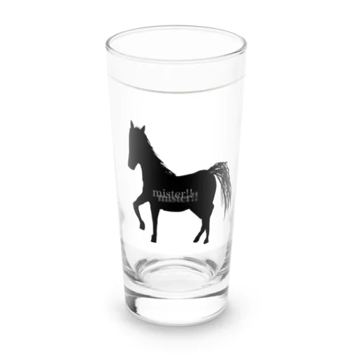  silhouette horse Long Sized Water Glass