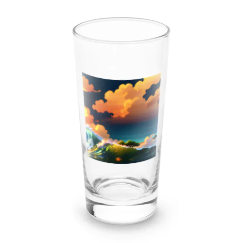 海！朝日！ Long Sized Water Glass