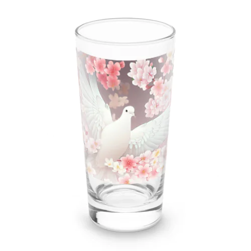 夢幻　鳩　優雅 Long Sized Water Glass