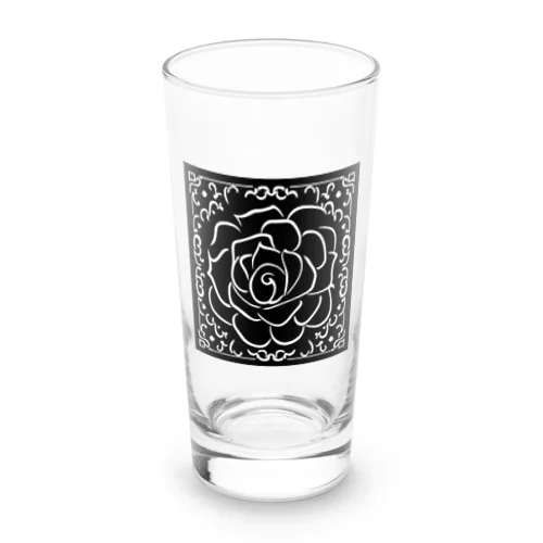 黒い薔薇 Long Sized Water Glass