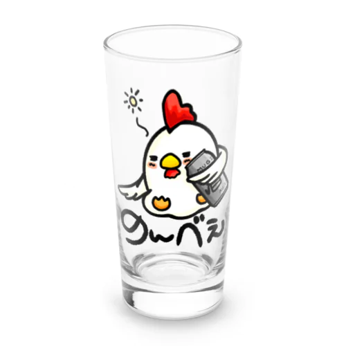 のんべぇにわとりさん！カラー Long Sized Water Glass