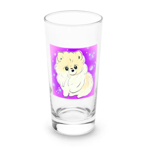 ポメラニアンのポアンちゃん Long Sized Water Glass