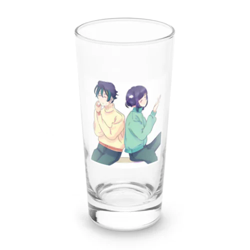 背中合わせで語り合う Long Sized Water Glass