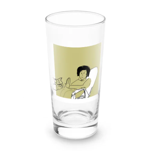 うさぎ えんりょ Long Sized Water Glass