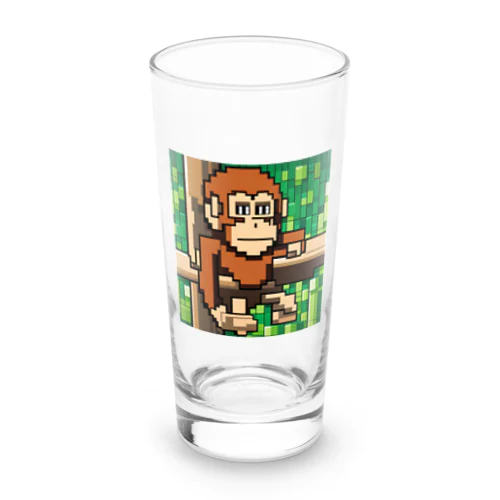 ドット絵キュートモンキーコレクション Long Sized Water Glass