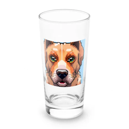 ドット絵の犬 Long Sized Water Glass