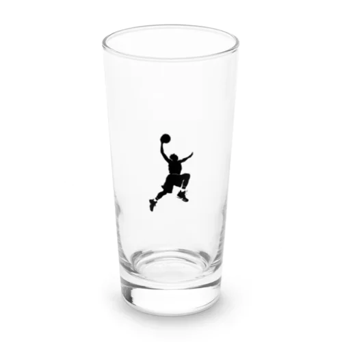 バスケットプレイヤーシルエット2 Long Sized Water Glass