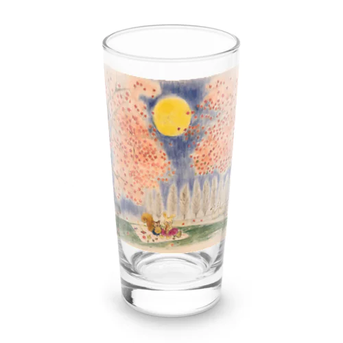 秋の夜のピクニック Long Sized Water Glass