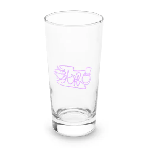 ネオン風跋扈ロゴ Long Sized Water Glass