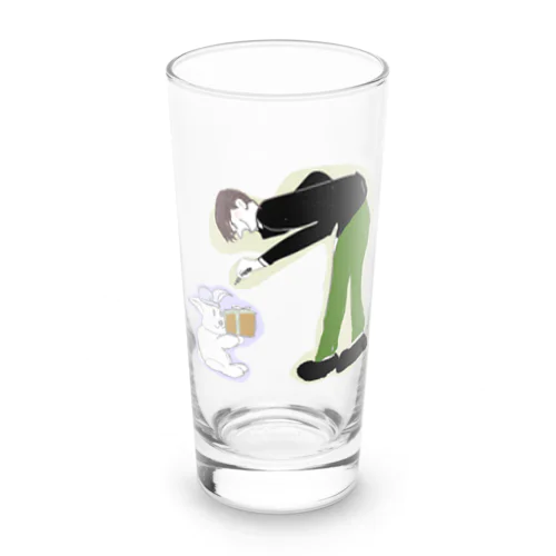 はいたつ ごくろう、 うさぎ Long Sized Water Glass