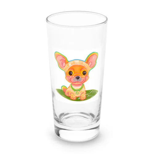 かわいいチワワの日常生活 Long Sized Water Glass