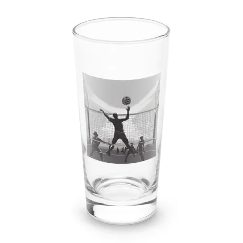 バレーボール　モノクログッズ Long Sized Water Glass