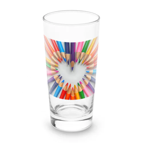 カラフルハート Long Sized Water Glass