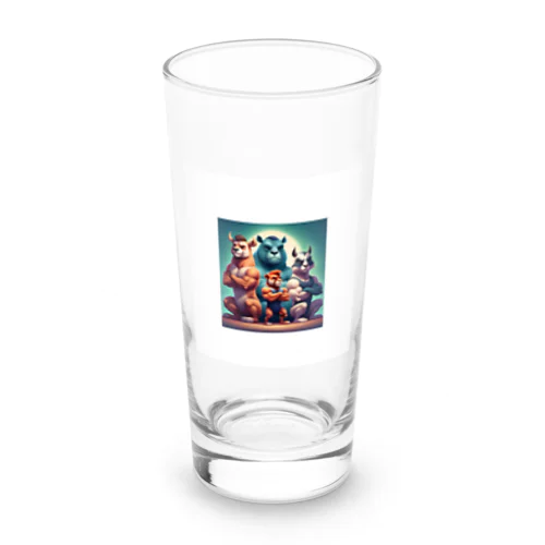 きんにくごはんアニマルズ❤✨ Long Sized Water Glass
