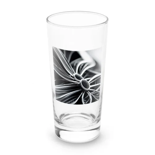 モノクロフラワー Long Sized Water Glass