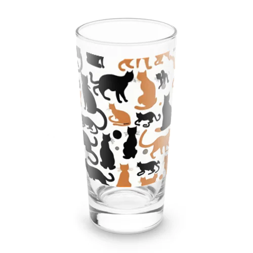 ねこねこねこ Long Sized Water Glass