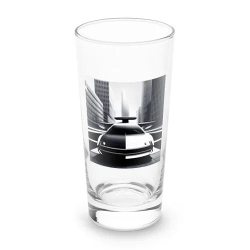 サイバーパンク　フライングカー Long Sized Water Glass