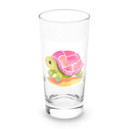 かわいいカメのイラストグッズ Long Sized Water Glass