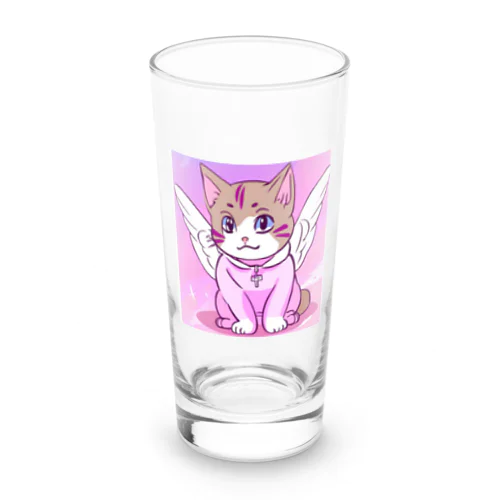 天使の猫ちゃん Long Sized Water Glass