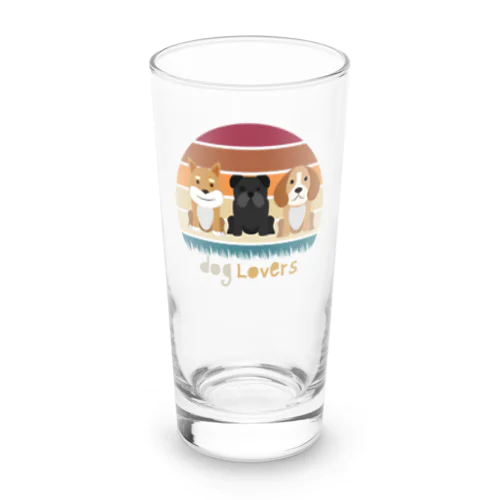 dog lovers Long Sized Water Glass