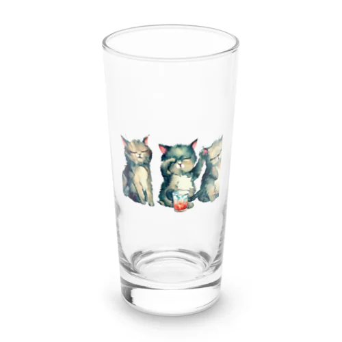 ベリー酎ハイと猫 Long Sized Water Glass