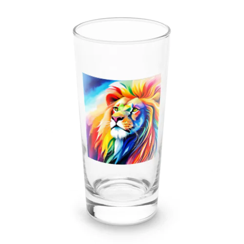 ライオン水彩画２ ロンググラス