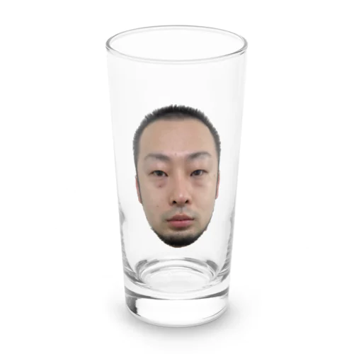 顔だけてんかんくん Long Sized Water Glass