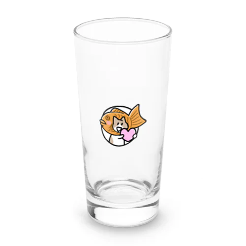 たい焼き猫(ハート) Long Sized Water Glass