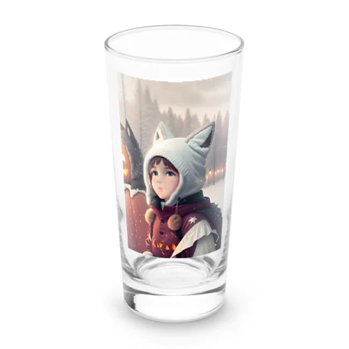 ハロウィン女の子3 Long Sized Water Glass