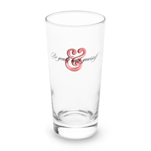 ☆Be gentle with yourself☆ Long Sized Water Glass