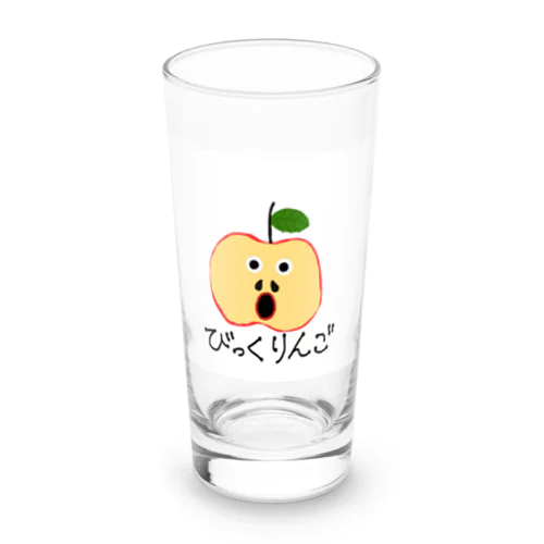 びっくりんごくん Long Sized Water Glass