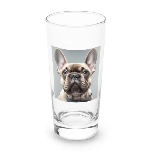 french bulldog Long Sized Water Glass