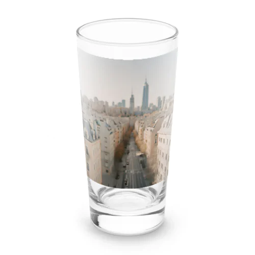 綺麗なビル街のアイテムグッズ Long Sized Water Glass