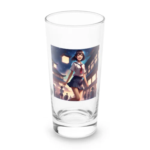 幻想的な美脚女性 Long Sized Water Glass