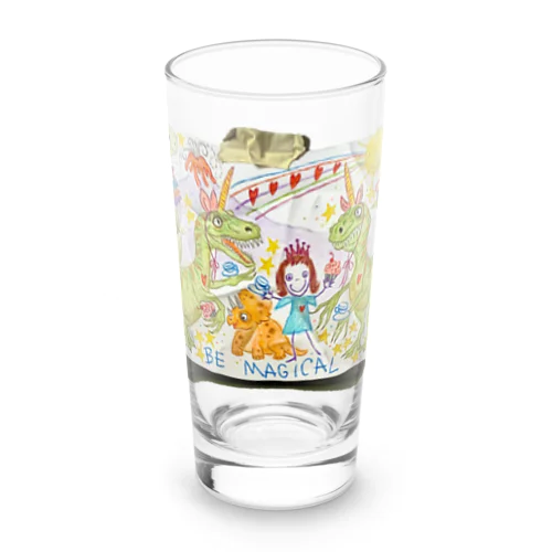 恐竜と女の子　BE MAGICAL Long Sized Water Glass