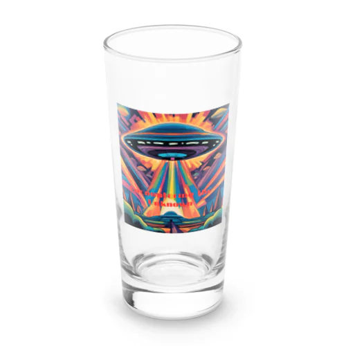 サイケデリック　UFO Encountering the Unknown Long Sized Water Glass