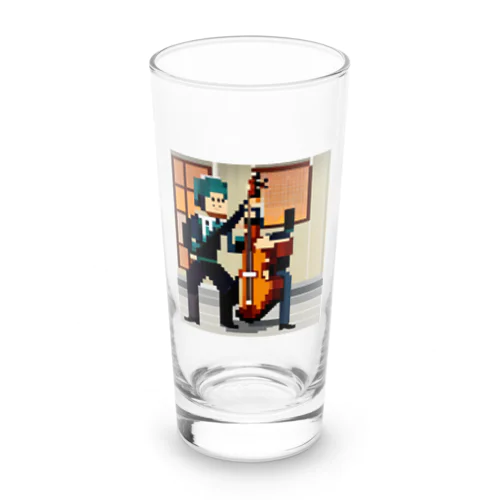 ドット絵のダブルベース Long Sized Water Glass