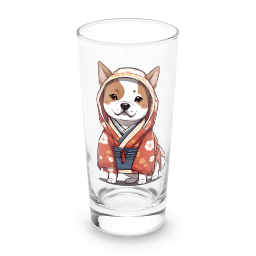 和装わんちゃん Long Sized Water Glass