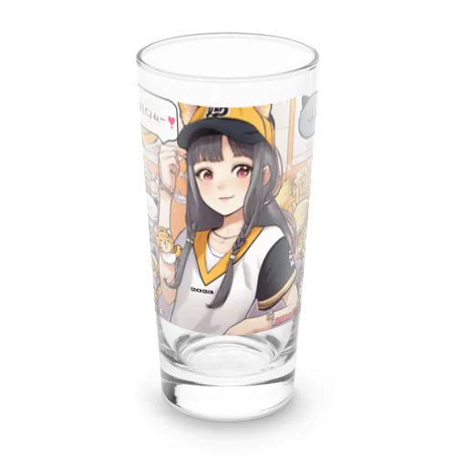 阪神タイガース　優勝　マスコット　トラ娘 Long Sized Water Glass